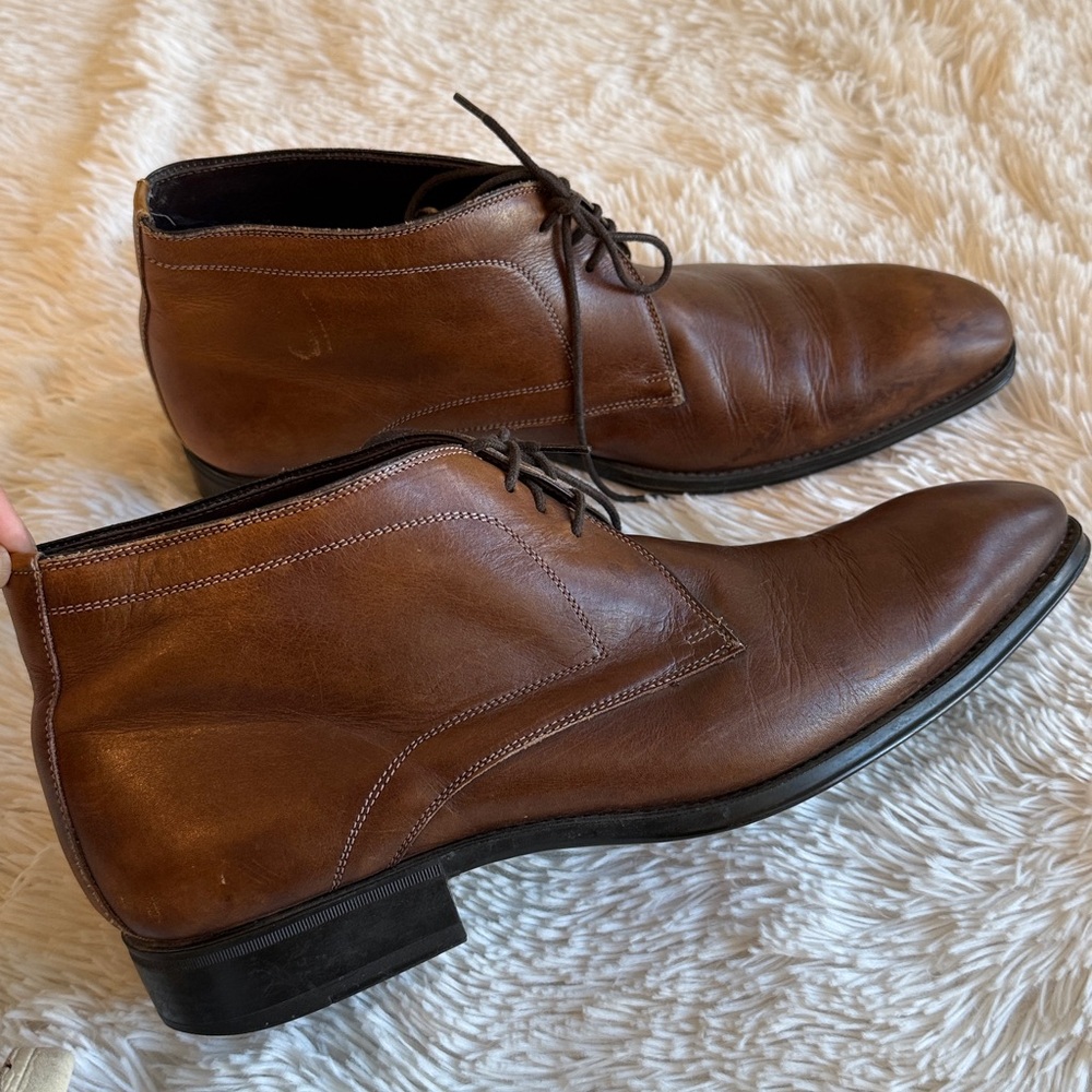 Mezlan leather Usini chukka boots men’s 10.5 made in Spain
